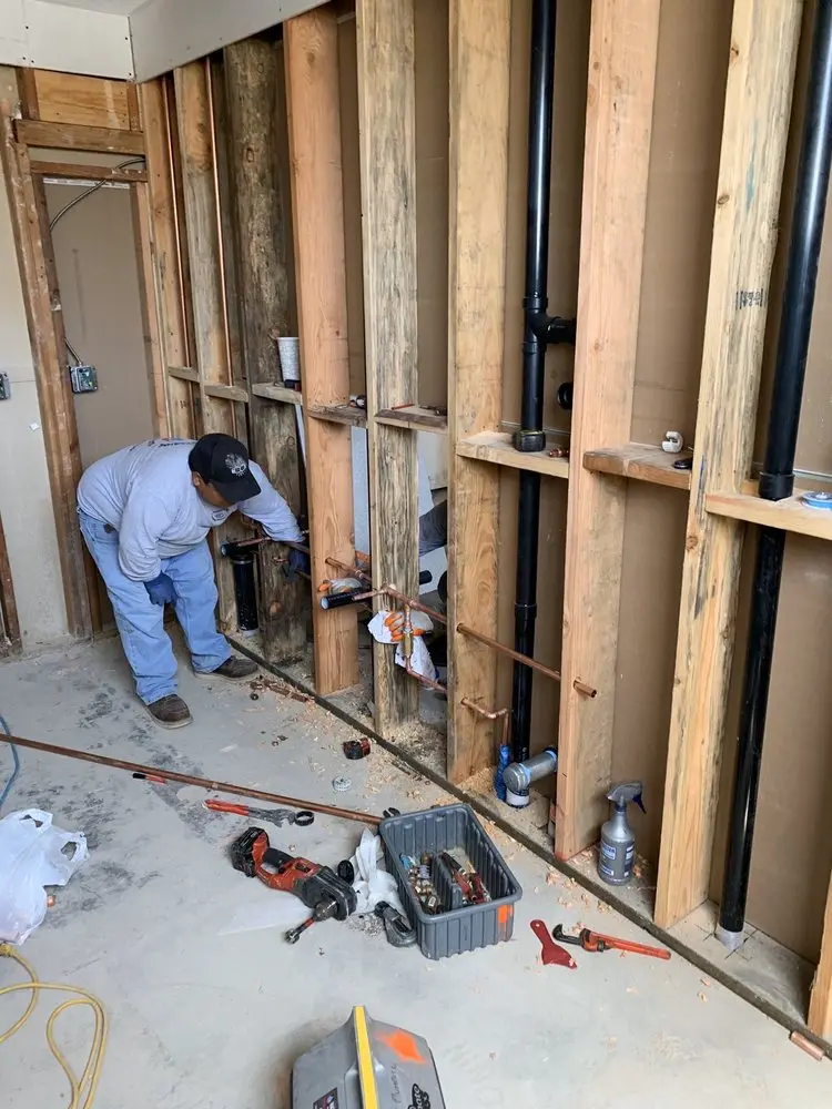 Commercial rough-in plumbing for Gas Line Repair in Lakepointe